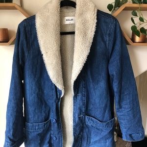 Rollas Denim Sherpa Jacket